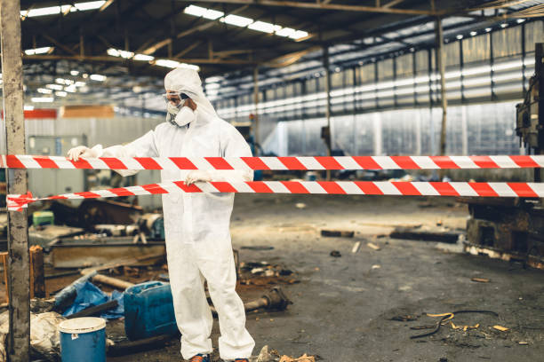 Professional Biohazard technician working in Fordyce, AR